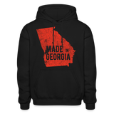 Georgia - Made in Georgia Heavy Blend Adult Hoodie - black