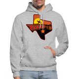 Texas Whimsical State Logo Heavy Blend Adult Hoodie - heather gray