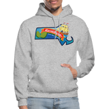Massachusetts Whimsical Heavy Blend Adult Hoodie - heather gray