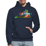 Virginia Whimsical State Logo Heavy Blend Adult Hoodie - navy