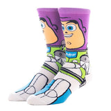 Buzz Lightyear Pixar Animigos 360 Character Socks