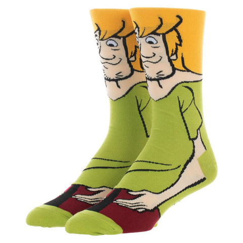 Shaggy Scooby Doo Animigos 360 Character Socks