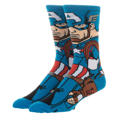Captain America Marvel Animigos 360 Socks