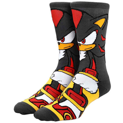 Shadow Sonic the Hedgehog Animigos Character Socks