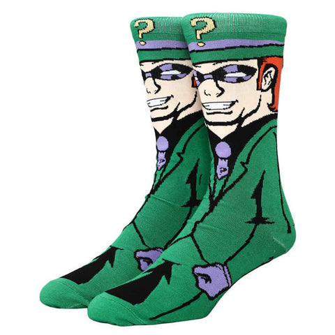 The Riddler DC Comics Animigos 360 Character Socks