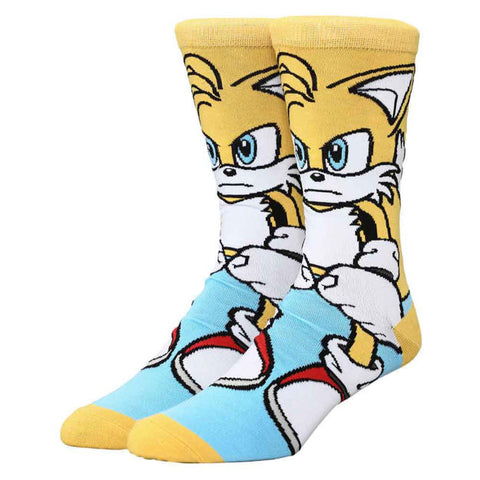 Tails Sonic the Hedgehog Animigos 360 Character Socks
