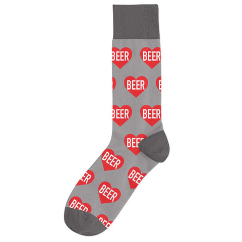 Barrel Down South - I Love Beer Socks Funny Beer Drinking Socks