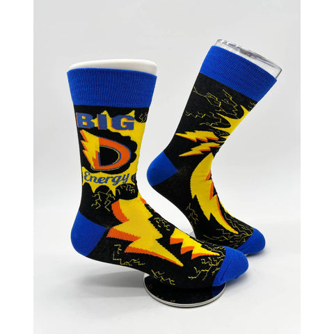 Big D Energy Men's Novelty Crew Socks