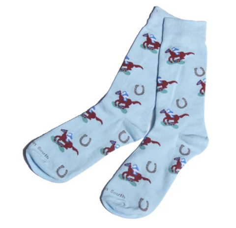 Light Blue Raceday Socks