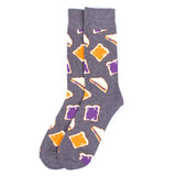 Men's Jam and Bread Novelty Socks