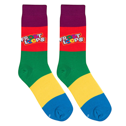 Crazy Socks Mens Crew Froot Loops