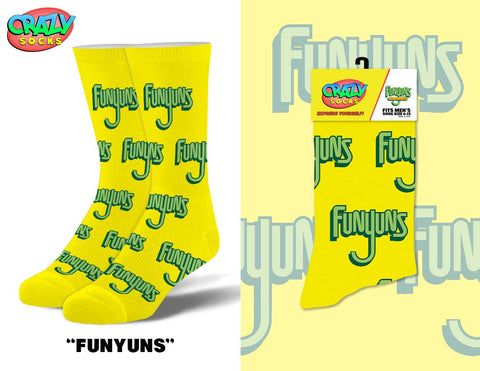 Funyuns - Mens Crew Folded - Crazy Socks
