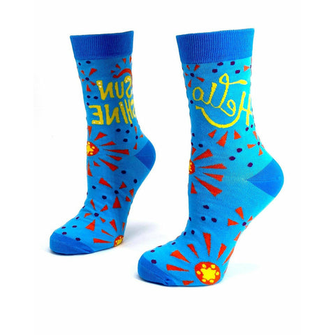 Hello Sunshine Women's Crew Socks