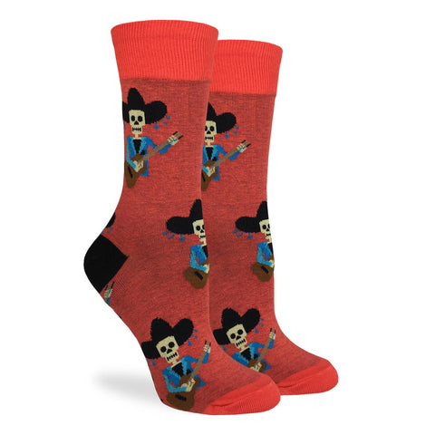 Women's Mariachi Skeleton Socks