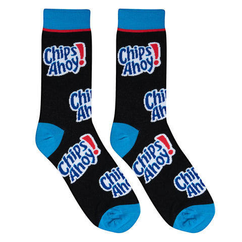 Crazy Socks Mens Crew Chips Ahoy