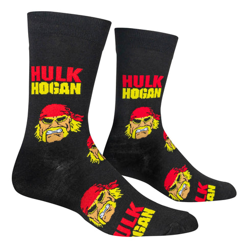 Crazy Socks Hulk Hogan Mens Crew