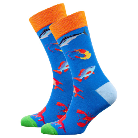 Men's Fish Paradise Crew Socks