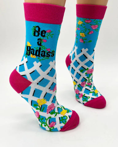 Be a Badass Women's Crew Socks