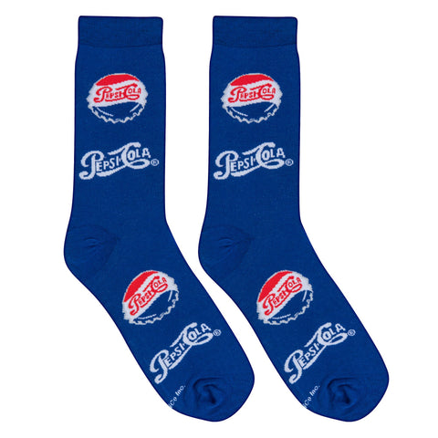 Crazy Socks Mens Crew Pepsi