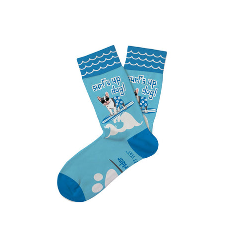 Two Left Feet Kid's Surf's Up Dog Socks