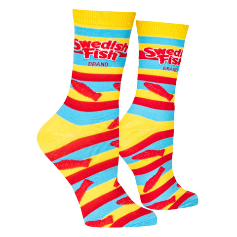 Crazy Socks Swedish Fish Women Crew