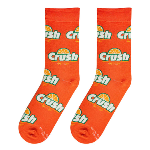 Crazy Socks Orange Crush Men Crew