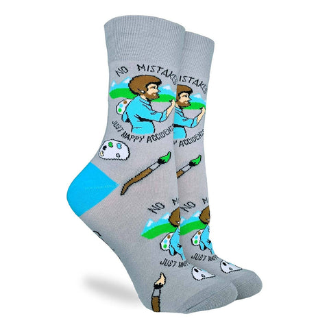 Women's Bob Ross Happy Accident Socks