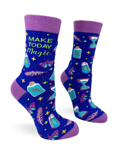 Fabdaz - Make Today Magic Women's Crew Socks