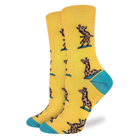 Women's Yoga Giraffes Socks