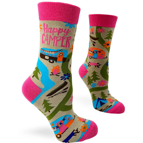 Happy Camper Women's Crew Socks