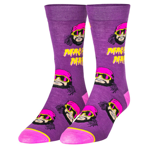 Crazy Socks Macho Man Mens Crew