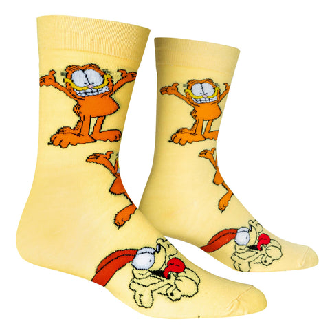 Crazy Socks Garfield Mens Crew