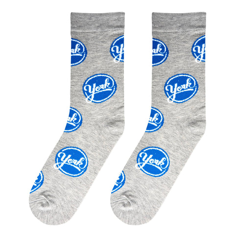 Crazy Socks York Logo Men Crew