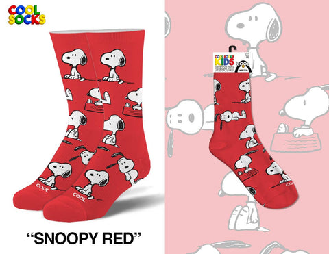 Snoopy Red - Kids 7-10 Crew