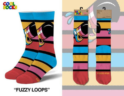 Froot Loops Fuzzy Socks - Womens