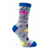 Hey karma I have a list of people you missed! Women's Crew Socks