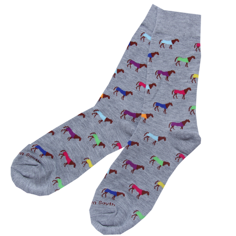 Multi Color Horse Socks