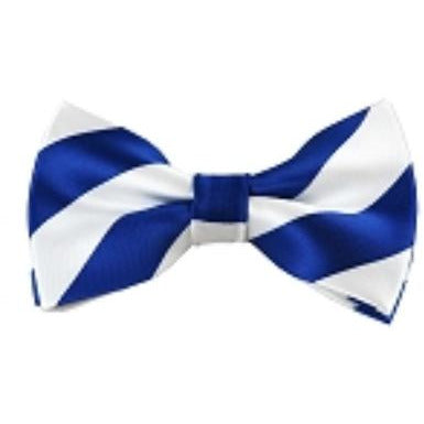 Radical Royal Blue & White Bow Tie