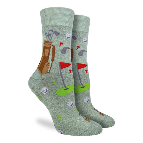 Good Luck Sock - Women's Golf Green Socks