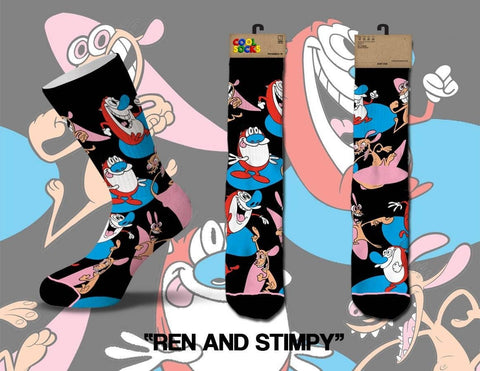 Cool Socks - Ren & Stimpy Socks