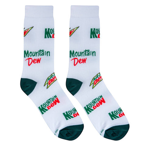 Crazy Socks - Crazy Socks - Mens Crew - Mountain Dew