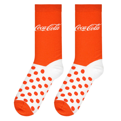Cool Socks - Coca Cola Spots - Womens Crew Folded
