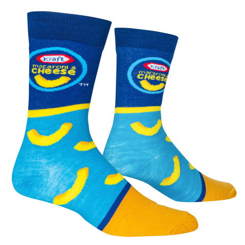 Crazy Socks Macaroni & Cheese Mens Crew