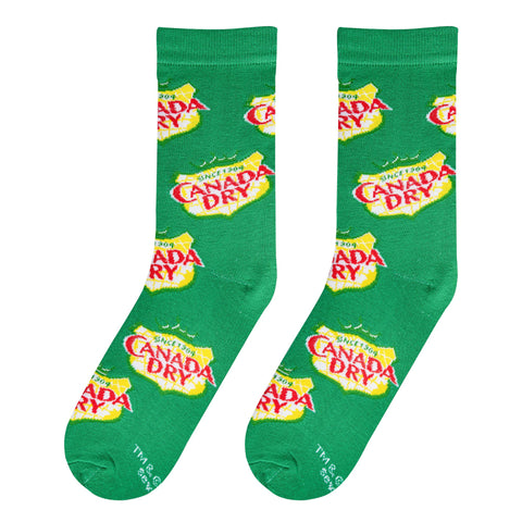 Crazy Socks Canada Dry Women Crew