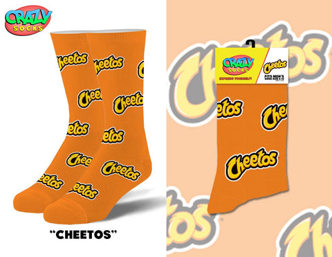 Cheetos - Mens Crew Folded - Crazy Socks