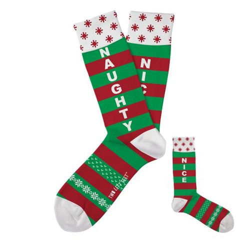 Women's Naughty or Nice Christmas Socks