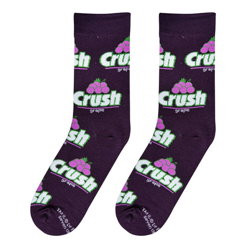 Crazy Socks Grape Crush Men Crew