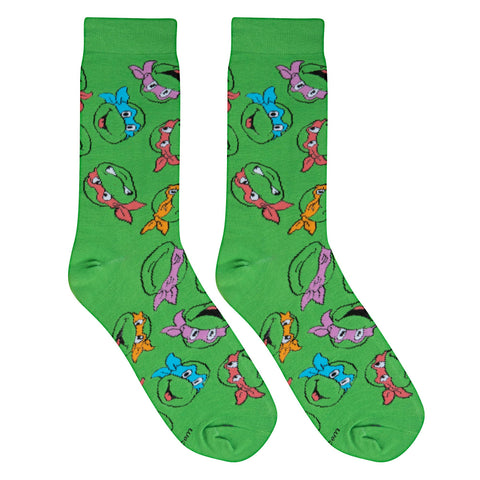 Crazy Socks Mens Crew - TMNT