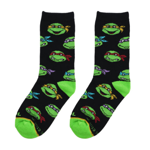 Cool Socks - TMNT Heads 7-10 Socks - Kids